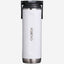 00071084-Igloo-20 Oz Stainless Steel Sport Sipper Bottle - WHT.SSTL