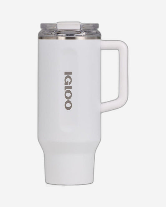 00071226-Igloo - 40 OZ Stainless Steel Travel Mug  - White