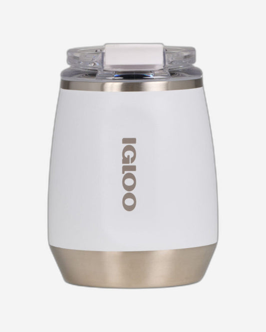 00071236-Igloo - 10 OZ Stainless Steel Wine Tumbler  - White
