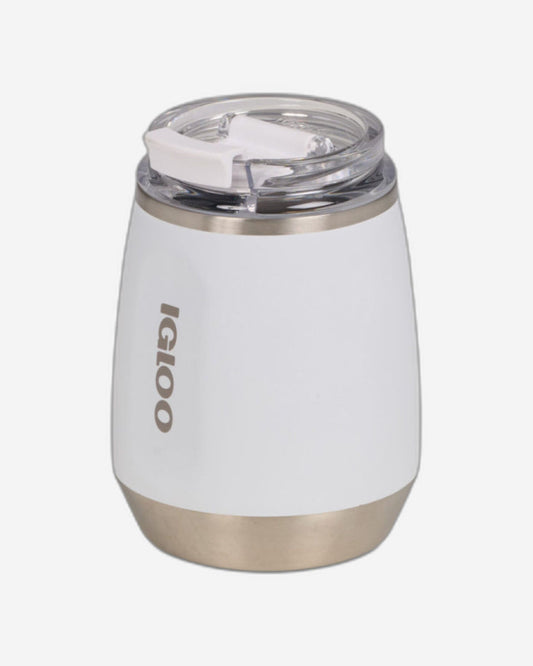 00071236-Igloo - 10 OZ Stainless Steel Wine Tumbler  - White