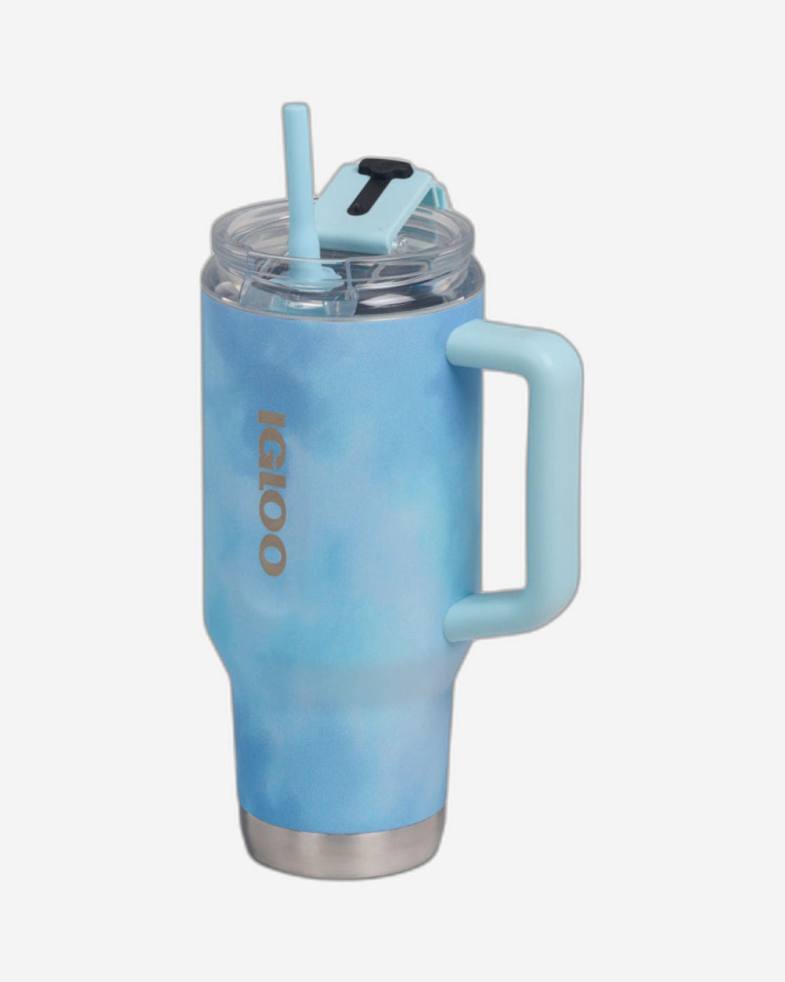 00071309-Igloo - 32 Oz Flip ‘n’ Sip Travel Mug - powder Blue