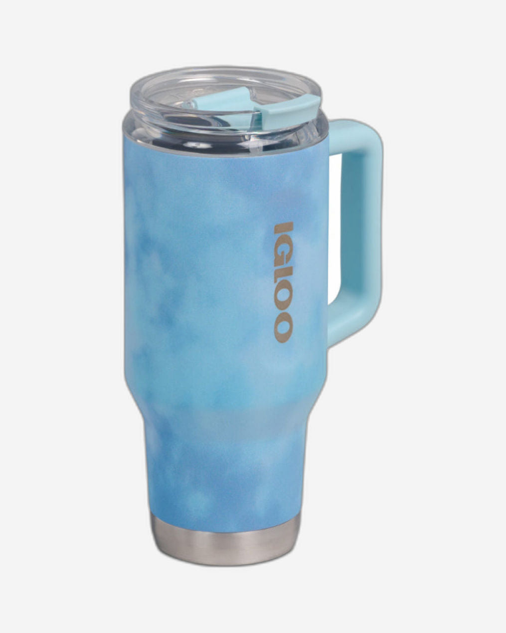 00071309-Igloo - 32 Oz Flip ‘n’ Sip Travel Mug - powder Blue