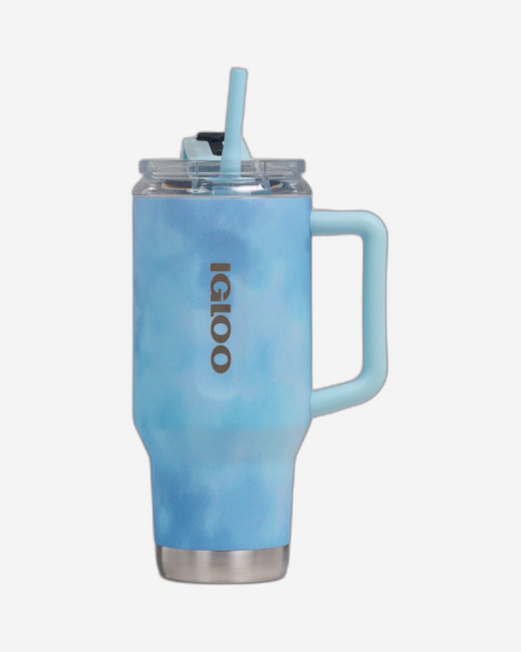 00071309-Igloo - 32 Oz Flip ‘n’ Sip Travel Mug - powder Blue