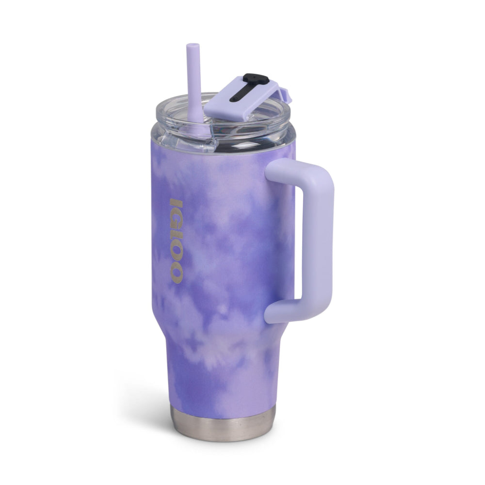 00071310-Igloo - 32 Oz Flip ‘n’ Sip Travel Mug - Lilac