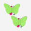 Fissman Butterfly Pot Magnet 2Pc Green