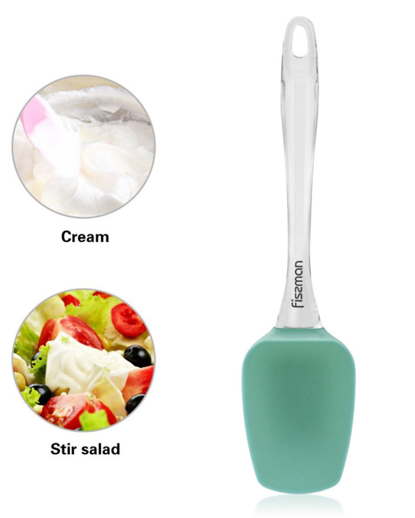 Fissman Spatula With Handle Mint Green/Clear 25cm