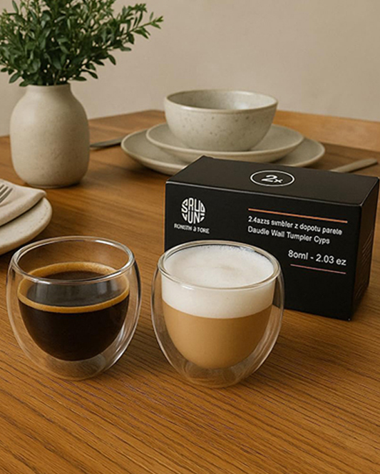 B&S  Double Wall 250 ml Glass