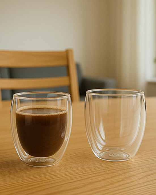 B&S  Double Wall 250 ml Glass