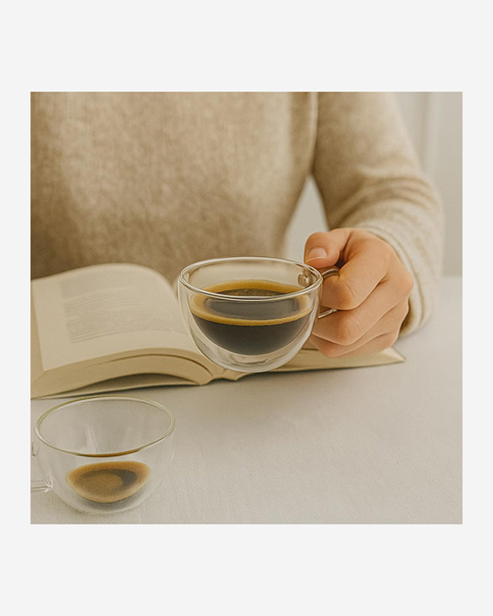 23711, DC185 - Double Wall Cup without saucer, Capacity: 120ml, 2 pcs/set