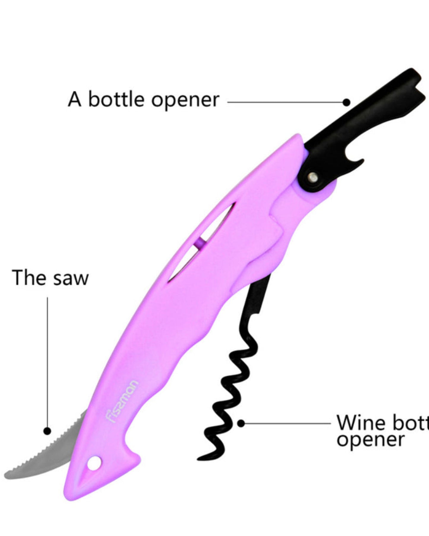 Fissman Corkscrew Waiter’s Friend Purple/Black