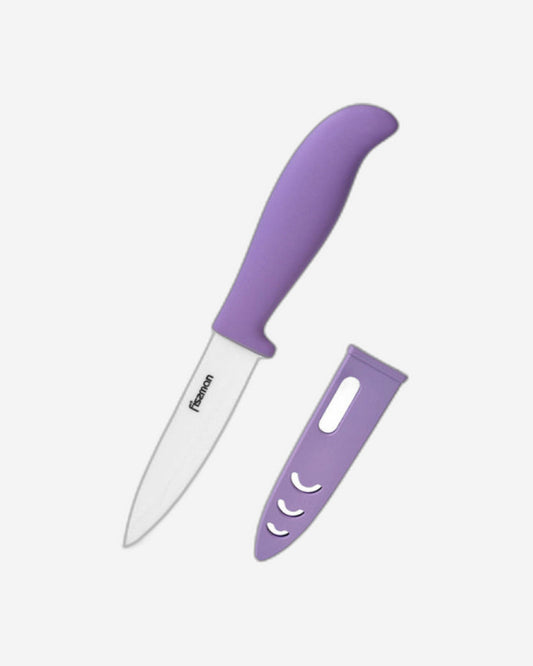 سكين فيسمان للتقشير، غمد سيراميك بنفسجي، 4 بوصات