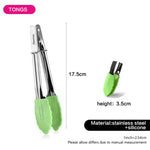Fissman Tongs Green/Silver