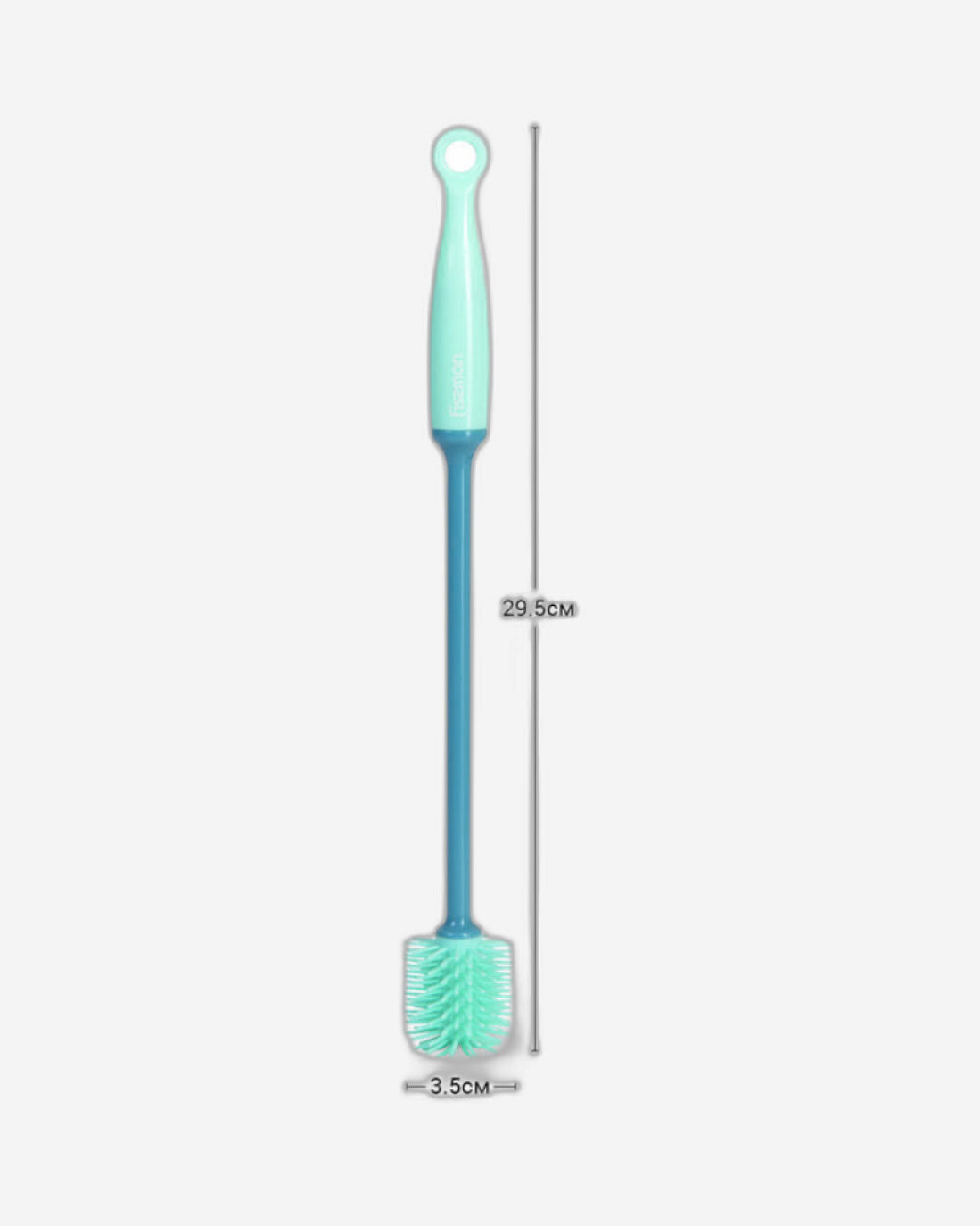 Fissman Silicone Bottle Cleaning Brush Green 29.5x3.5x2cm