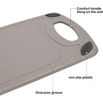 Fissman Cutting Board 40cm with Juice Groove And Non Slip Bottom Plastic