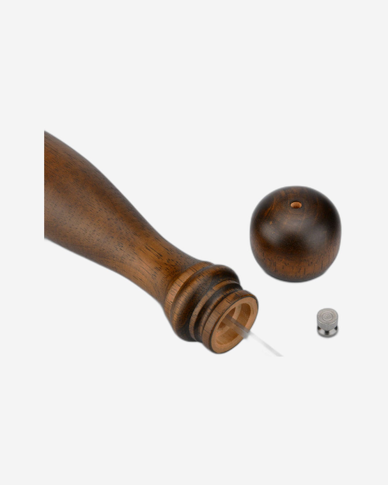 Fissman Pepper Mill Wooden Body With Zinc Alloy Grinder Dark Brown 35x6cm