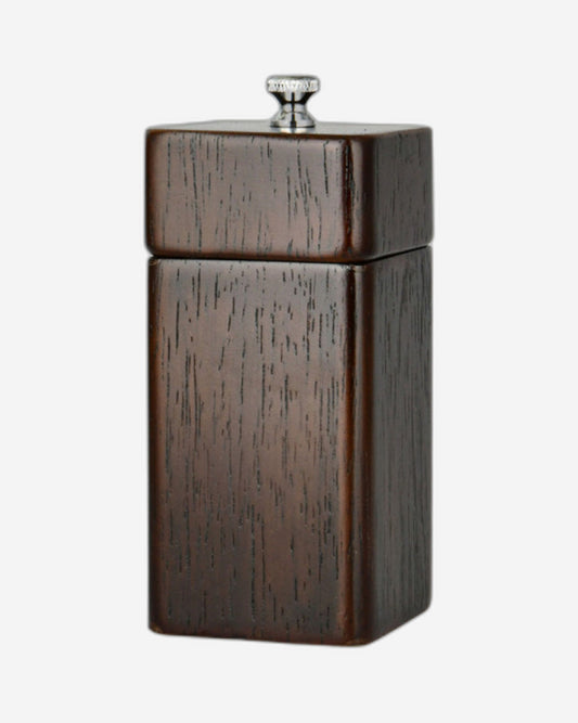 Fissman Square Shape Pepper Mill Dark Brown 11 x 5cm