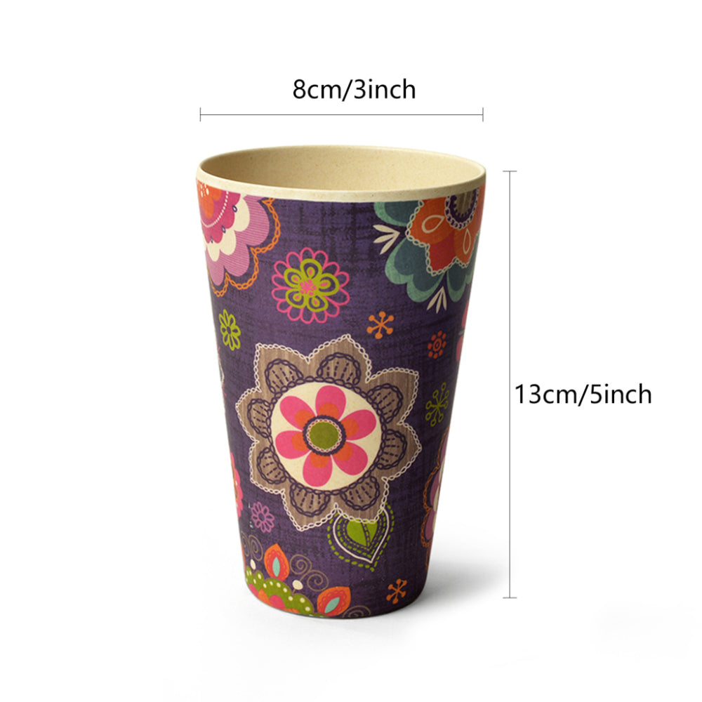 Fissman Purpur Printed Glass Purple/Green/Beige 400ml