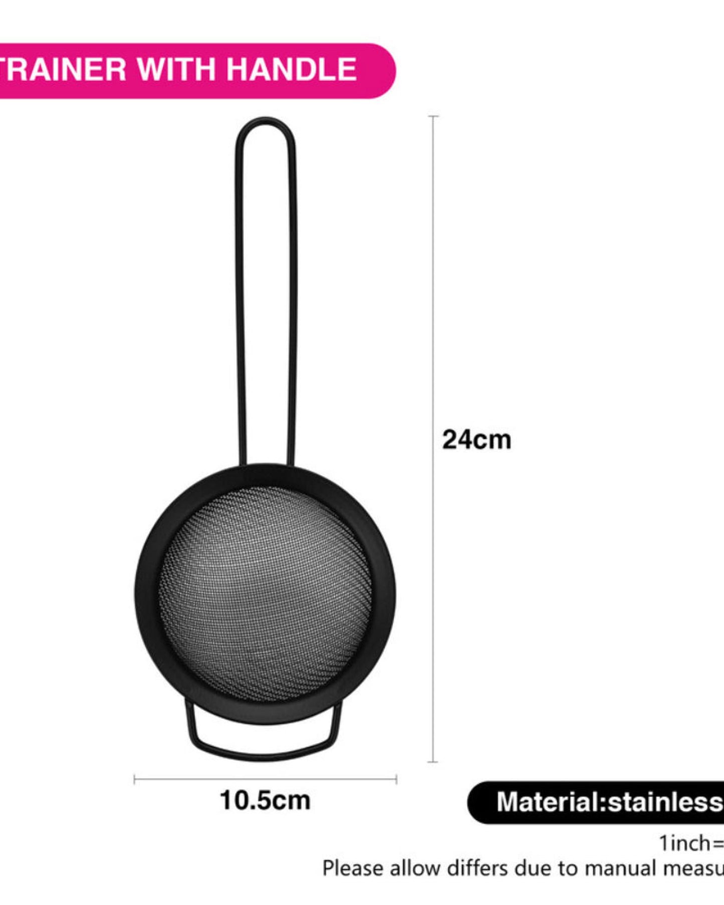 Fissman Strainer 10.5cm With Handle Steel