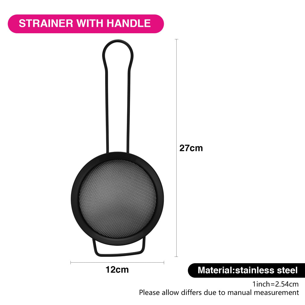 Fissman Fine Mesh Strainer 12cm with Handle