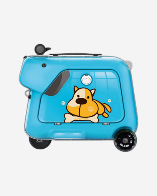 Airwheel SQ3 - Electric Luggage Scooter - Blue | Kids Riding Suitcase with Removable Battery