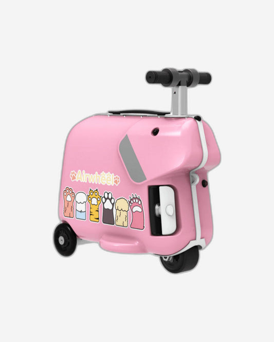 Airwheel SQ3 - Electric Luggage Scooter - Pink | Kids Riding Suitcase with Removable Battery