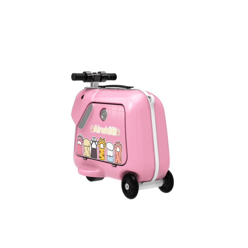 Airwheel SQ3 - Electric Luggage Scooter - Pink | Kids Riding Suitcase with Removable Battery