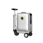 Airwheel SE3SL - Electric Luggage Scooter - Silver | Smart-Riding Automatic-Extendable Suitcase with Removable Battery