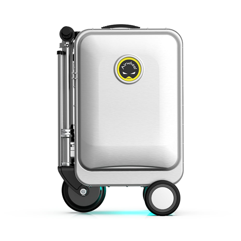 Airwheel SE3SL - Electric Luggage Scooter - Silver | Smart-Riding Automatic-Extendable Suitcase with Removable Battery
