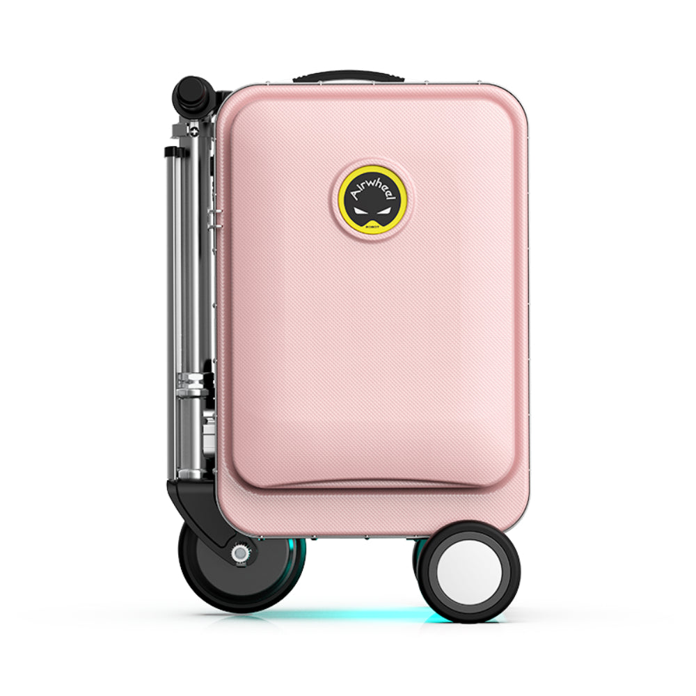 Airwheel SE3SL - Electric Luggage Scooter - Pink | Smart-Riding Automatic-Extendable Suitcase with Removable Battery