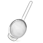 Fissman Steel Strainer With Handle Silver 16cm