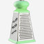 Fissman Grater 4-Sided Green/Silver
