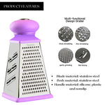 Fissman Grater 4-Sided Purple/Silver