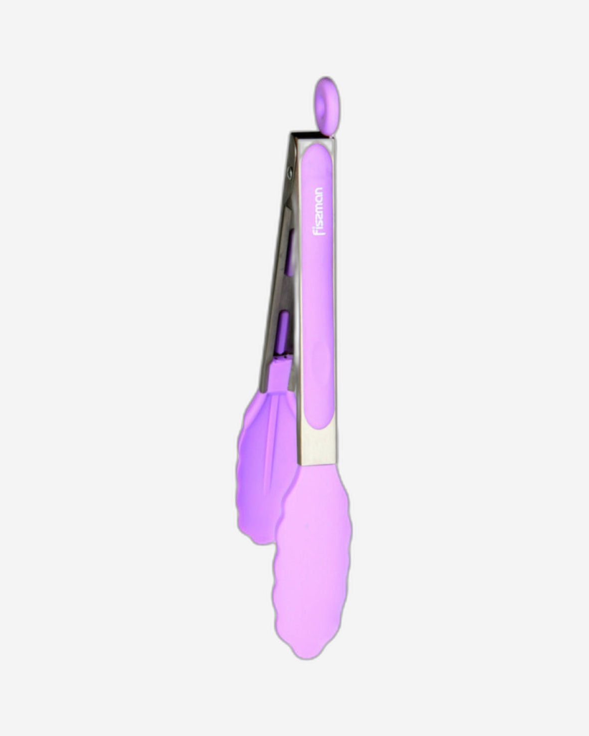 Fissman Kitchen Tongs With Handle Purple/Grey 23cm