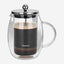 Fissman French Press Coffee Double Wall Black 600ml