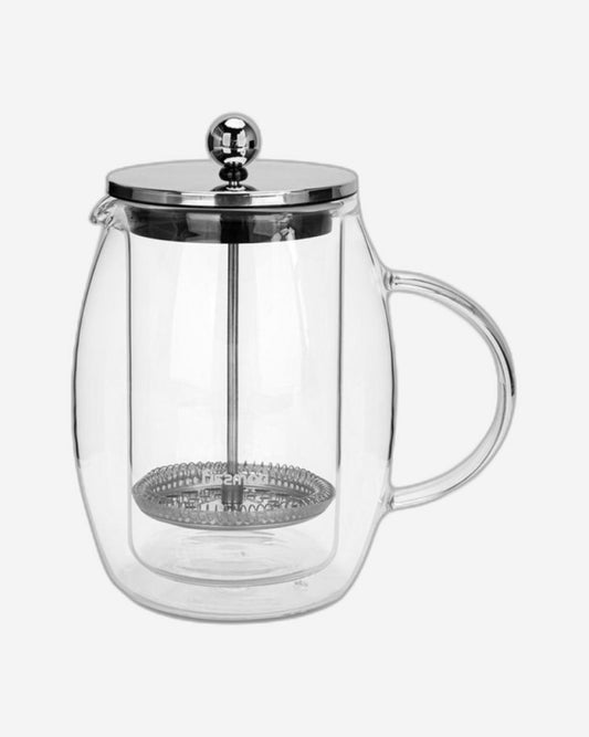 Fissman Double wall French Press Coffee Maker Borosilicate Glass 600ml Black