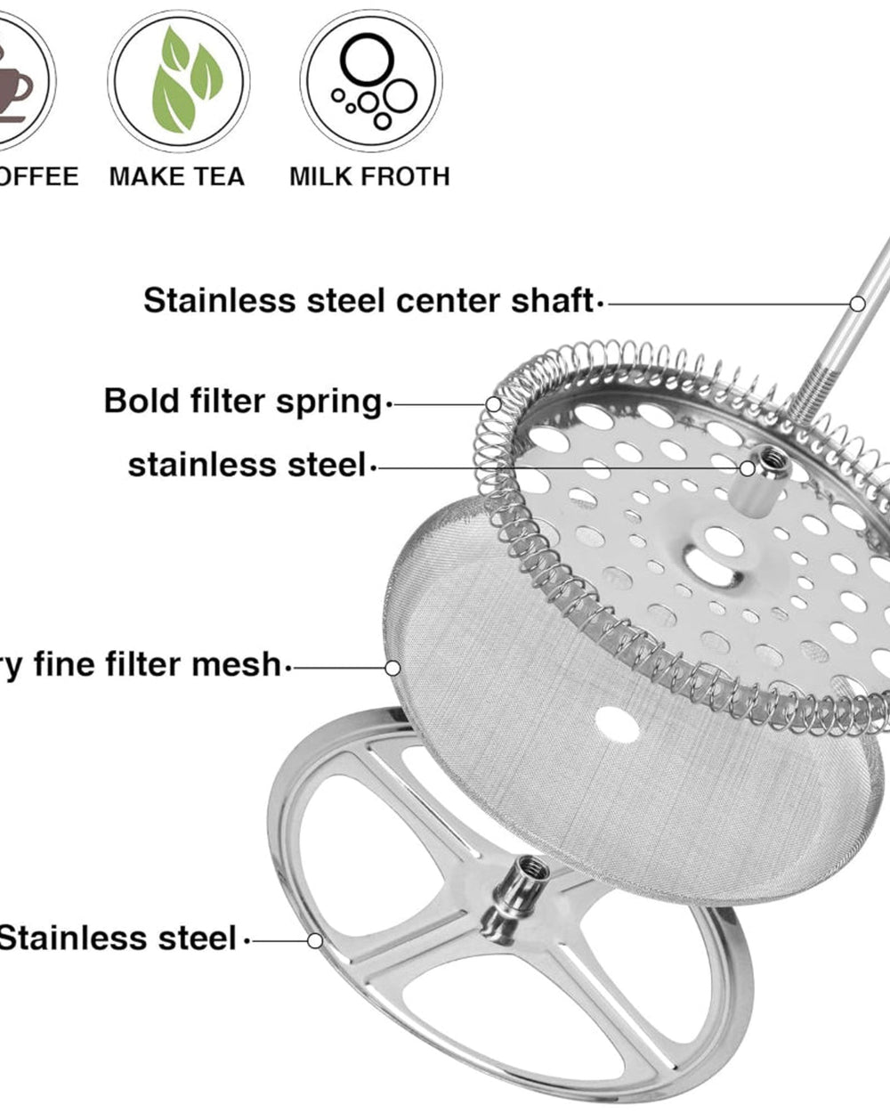 Fissman French Press Coffee 1L