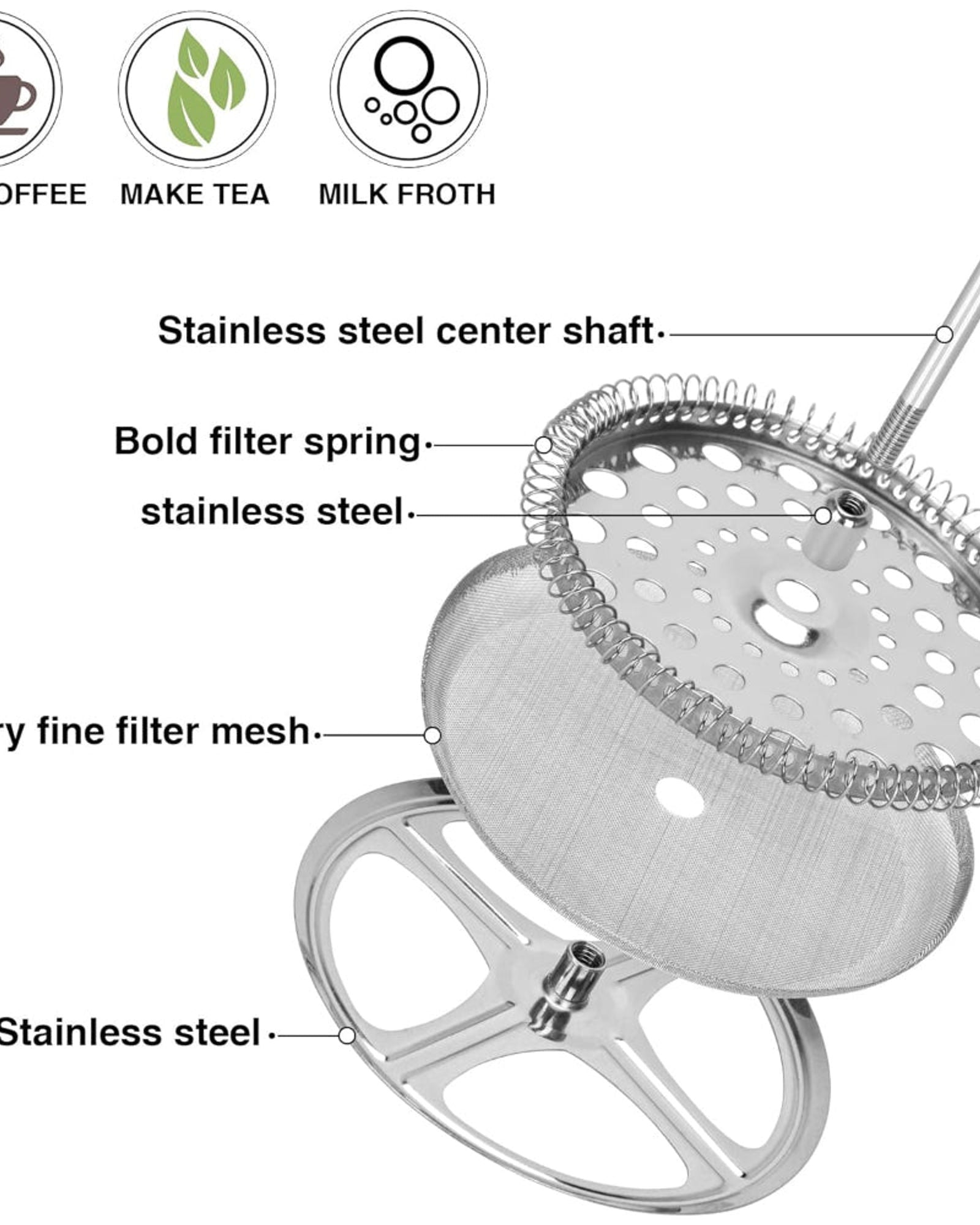 Fissman French Press Coffee 1L