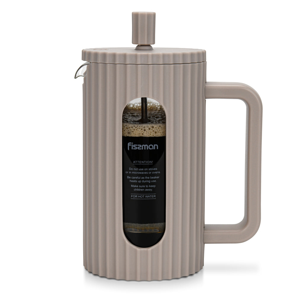 Fissman French Press Coffee Maker 600ml (Borosilicate Glass)