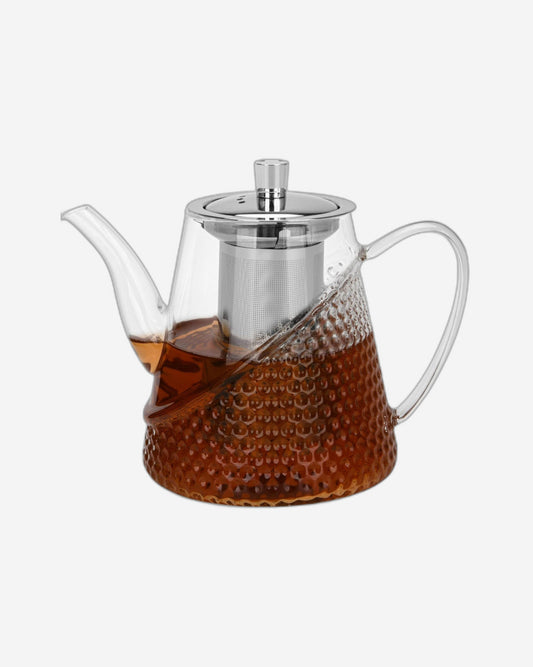 Fissman Tea Pot 1000ml with Stainless Steel Filter Borosilicate Glass