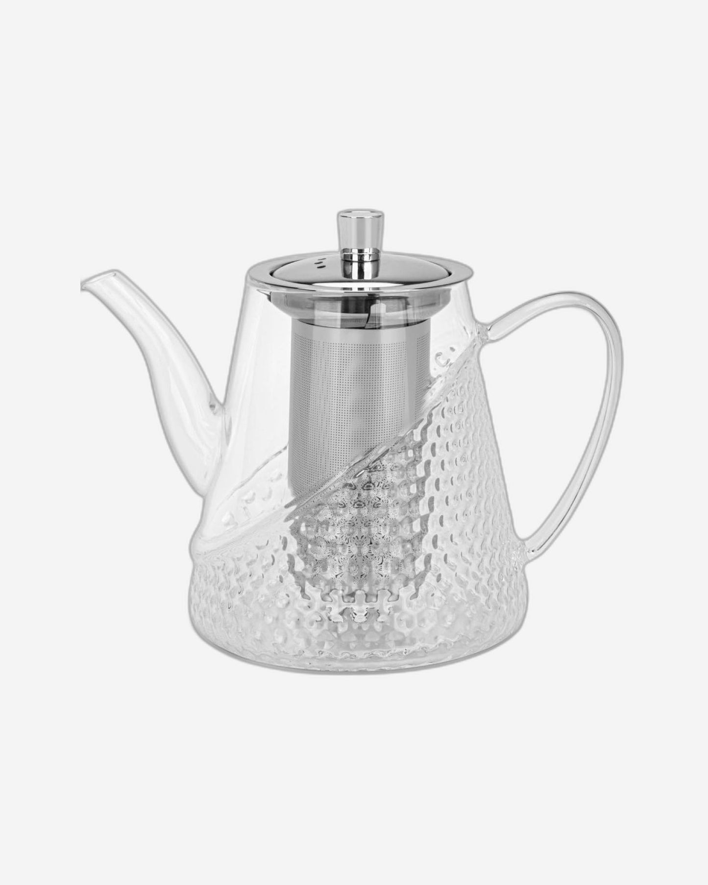 Fissman Tea Pot 1000ml with Stainless Steel Filter Borosilicate Glass