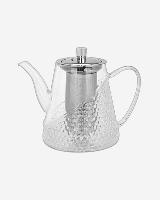 Fissman Tea Pot 1000ml with Stainless Steel Filter Borosilicate Glass