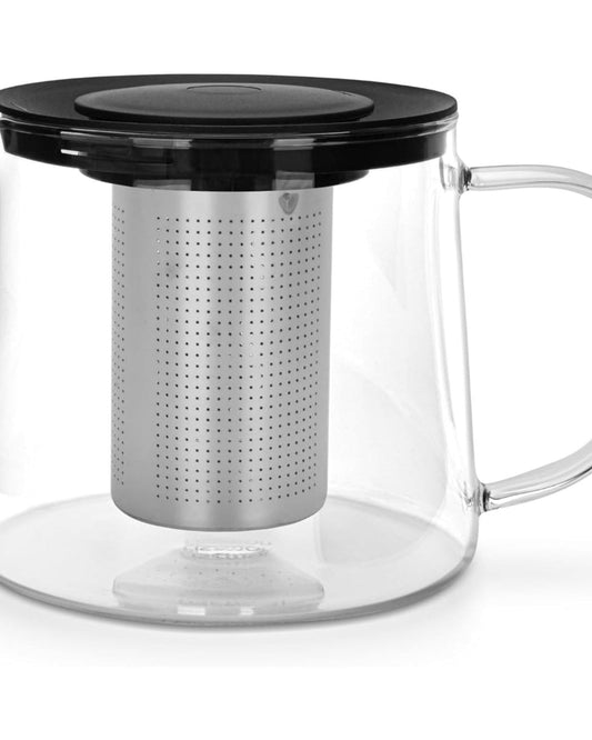 Fissman Tea Pot 1500ml with Stainless Steel Filter Borosilicate Glass