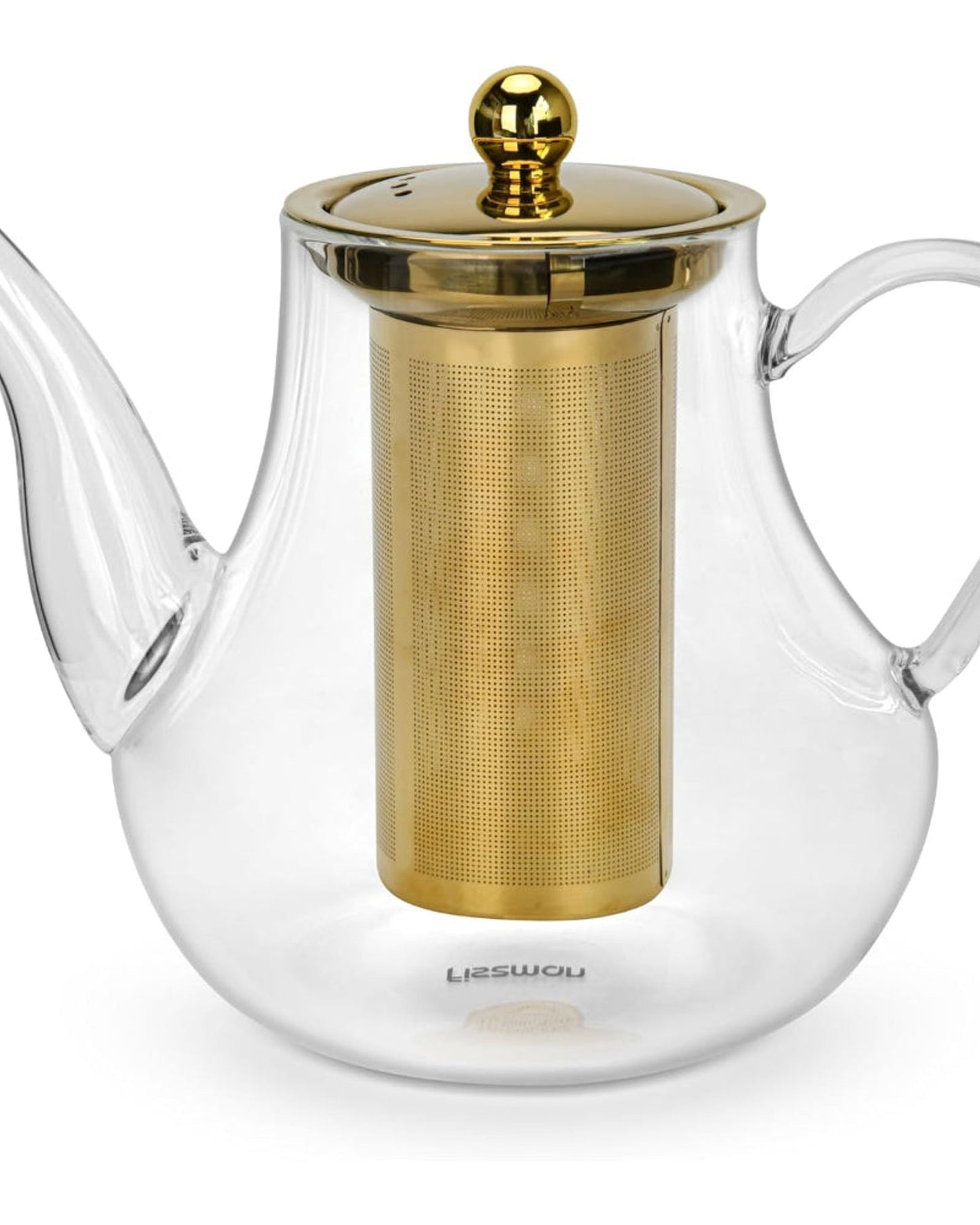 Fissman Tea Pot 1200ml with Stainless Steel Filter Borosilicate Glass