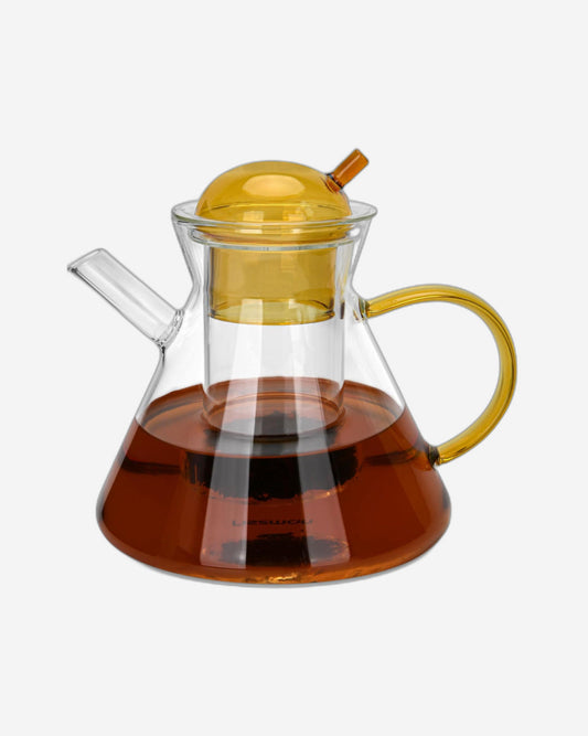 Fissman Tea Pot 950ml with Stainless Steel Filter Borosilicate Glass