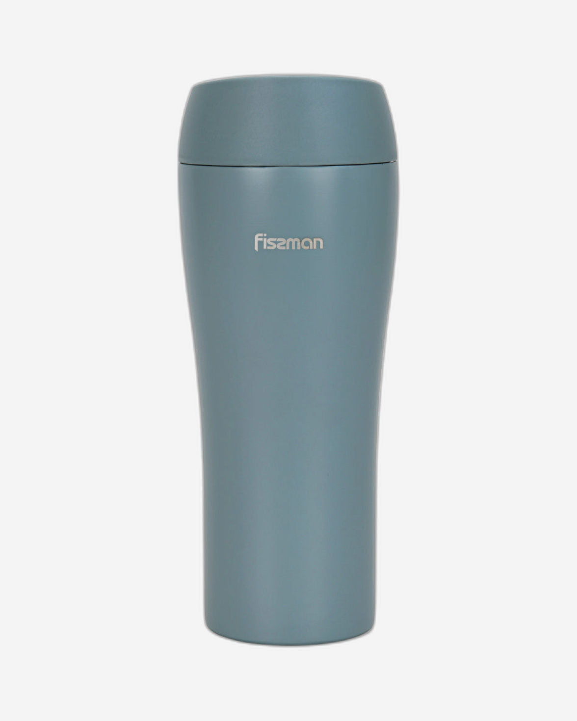 Fissman Double Wall Vacuum Travel Mug 420ml, Grey Color Stainless Steel