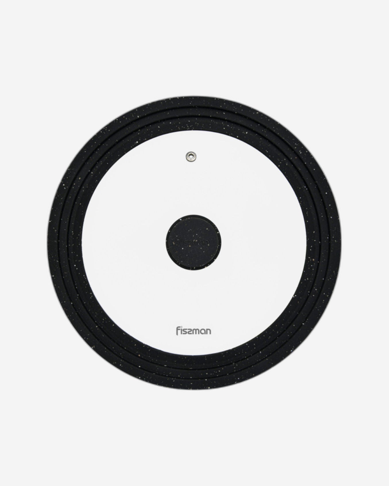 Fissman Multi-Size Lid Clear/Black 26/28/30cm