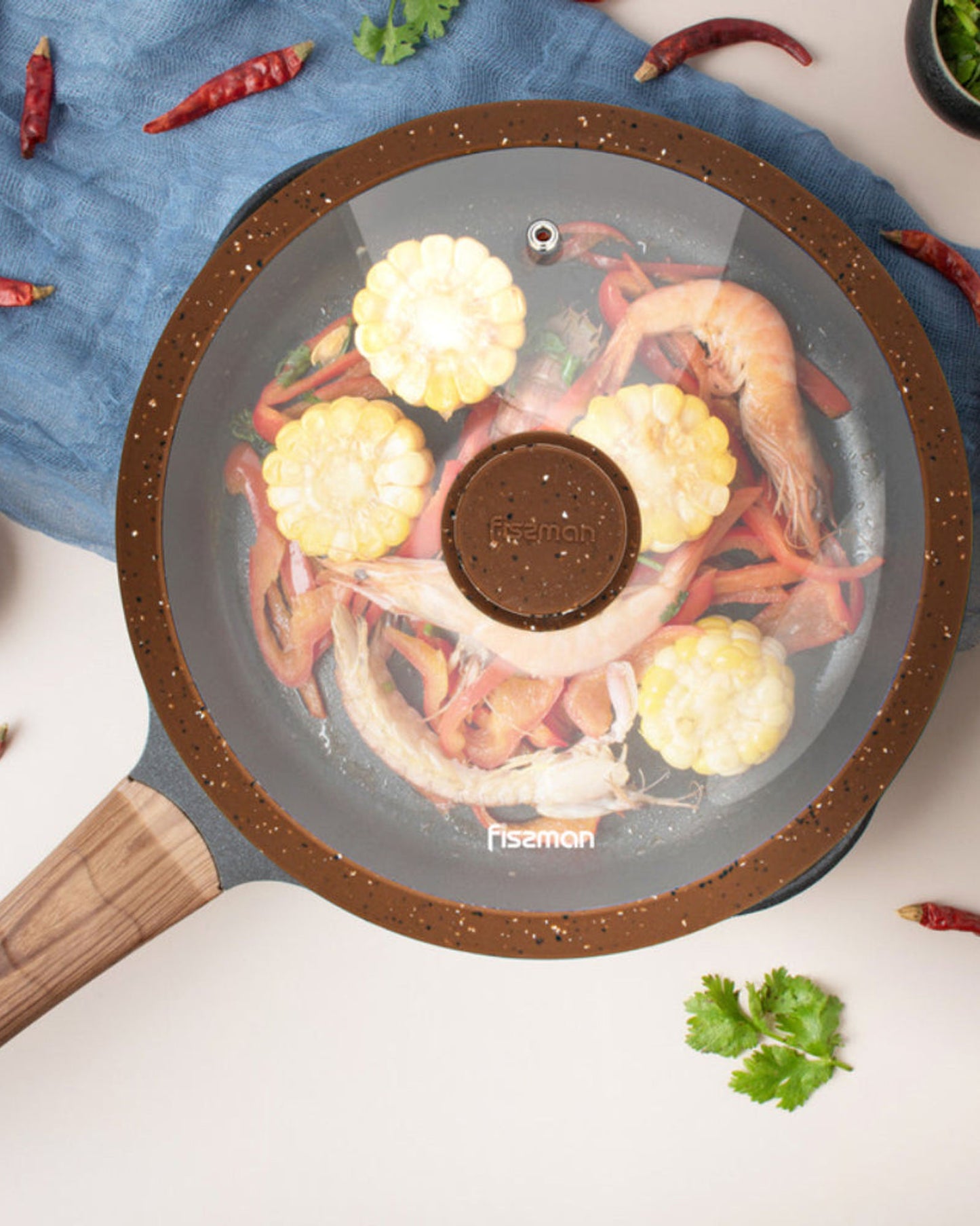 Fissman Lid Arcades Brown 26cm