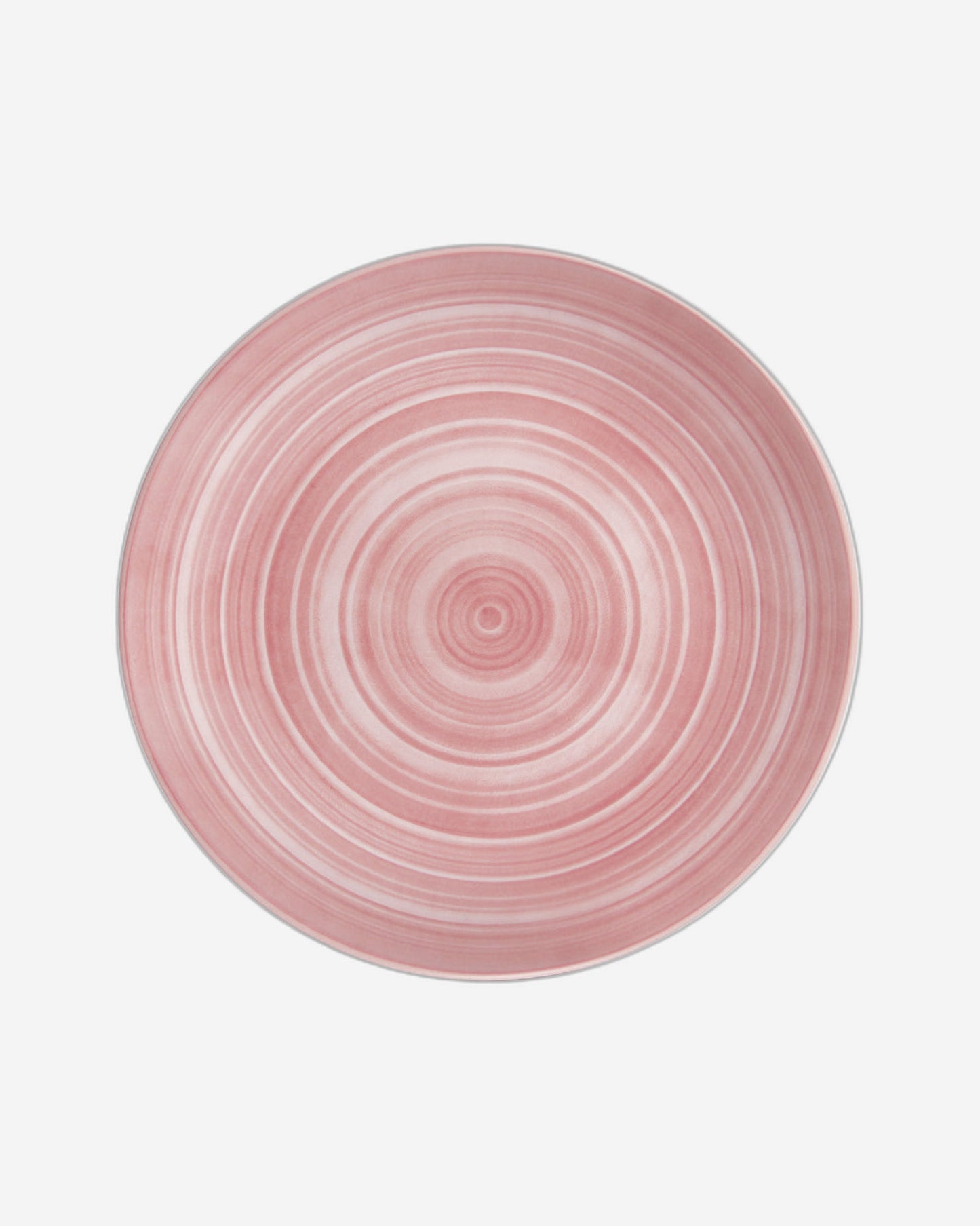 Shallow Porcelain Arlo Dinner Set, 12 Pieces, Pink, (4 Dinner Plates, 4 Side Plates, 4 Small Bowl)