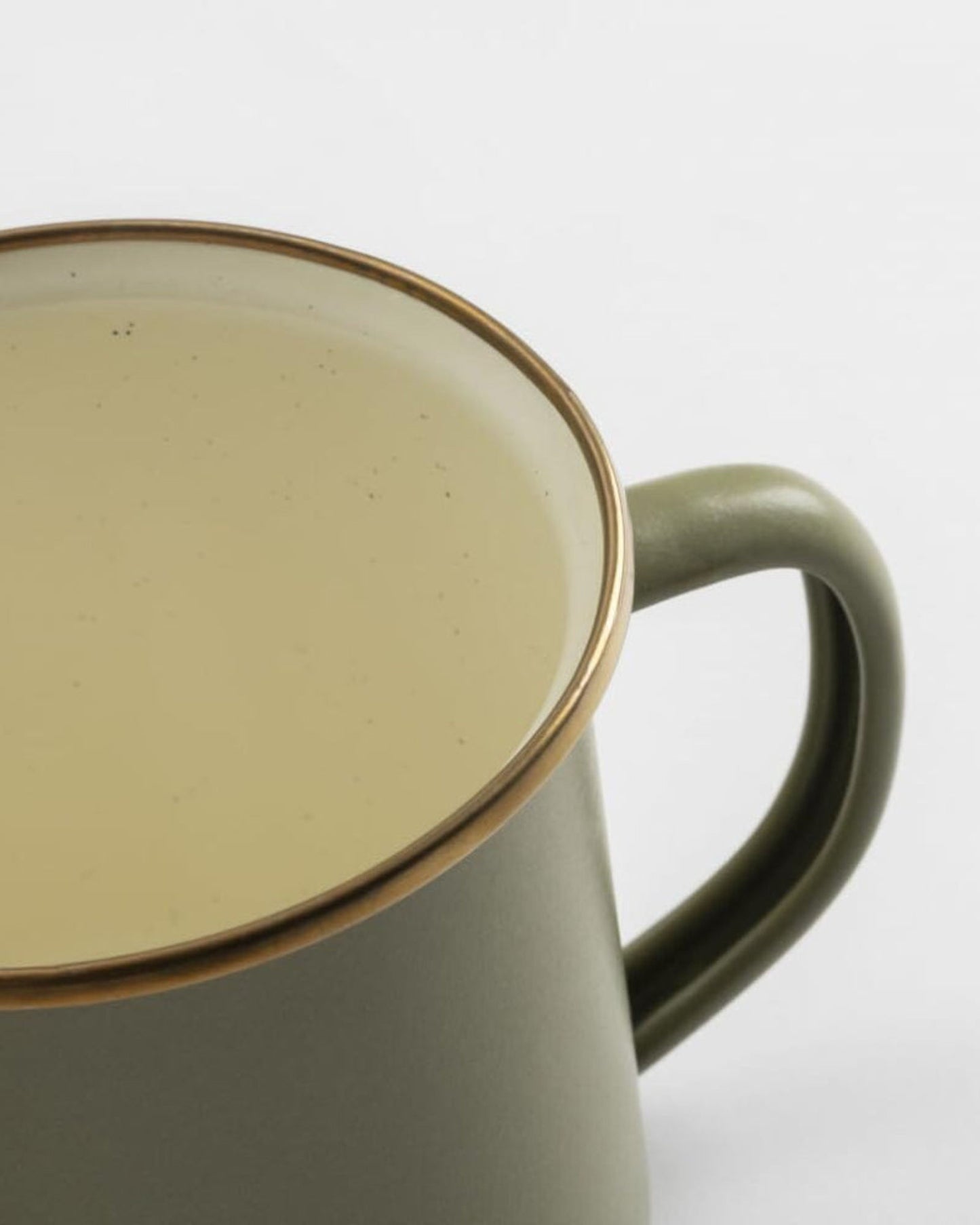 BareBones - Enamel 2-Tone Mug Set - Olive Drab