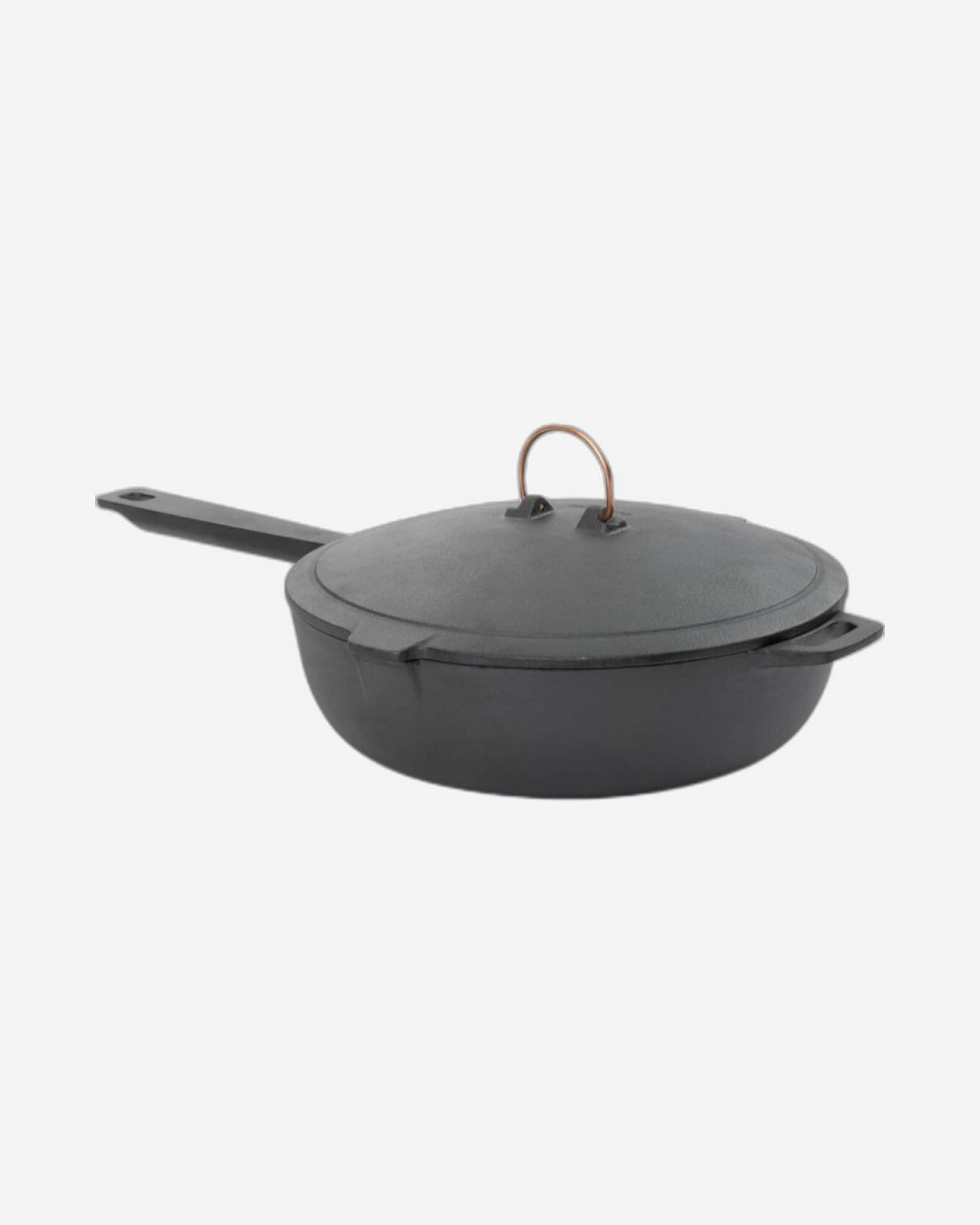 BareBones - Enamel Lined Cast Iron Skillet - 12 in - Vintage White